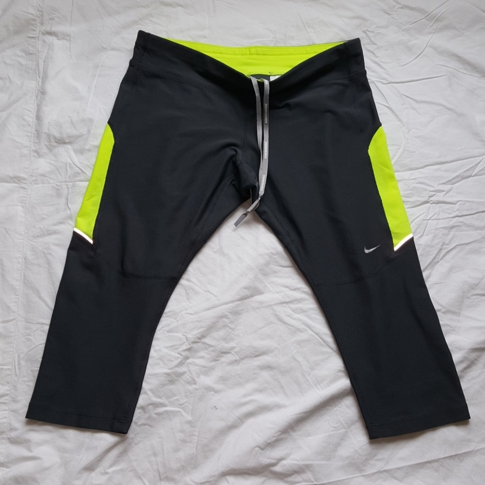 Nike Dry-fit Cropped Running Leggings (Brand New)